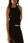 Tash Knit Tank- Noir