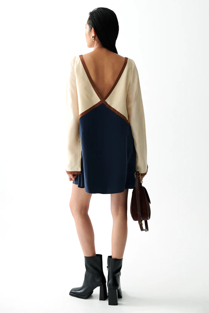 Alba V Neck Dress- Twilight