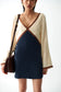 Alba V Neck Dress- Twilight