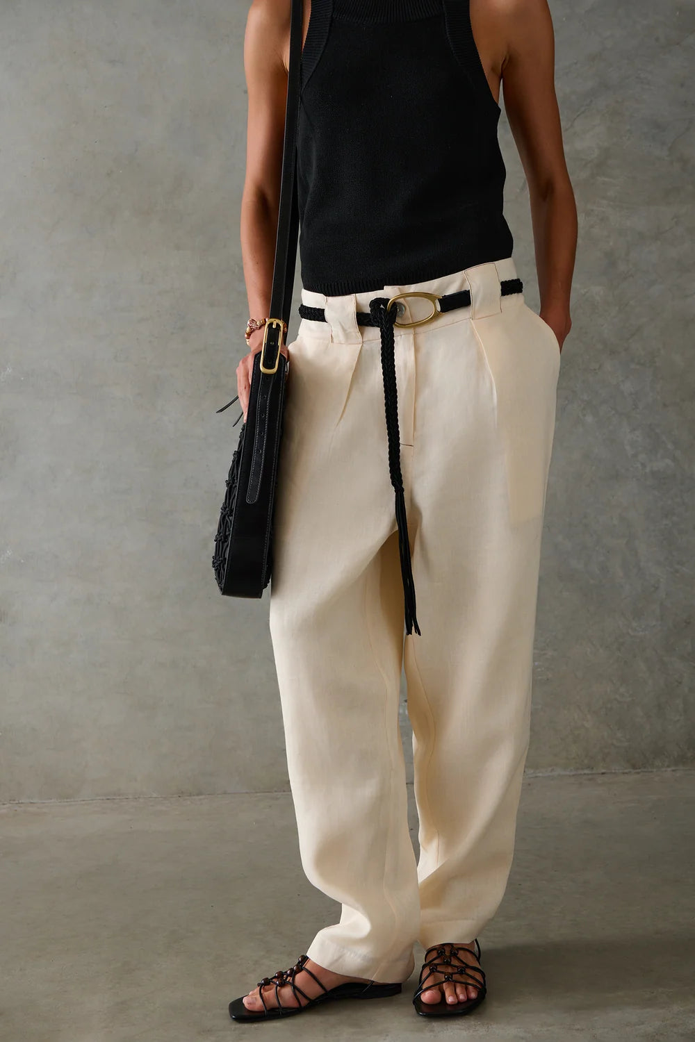 Marlowe Braided Suede Belt