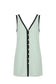 Indigo Button Down Dress- Aquamarine