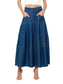 Angelique Denim Maxi Skirt