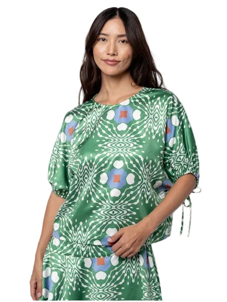 Bridgette Geo Print Blouse
