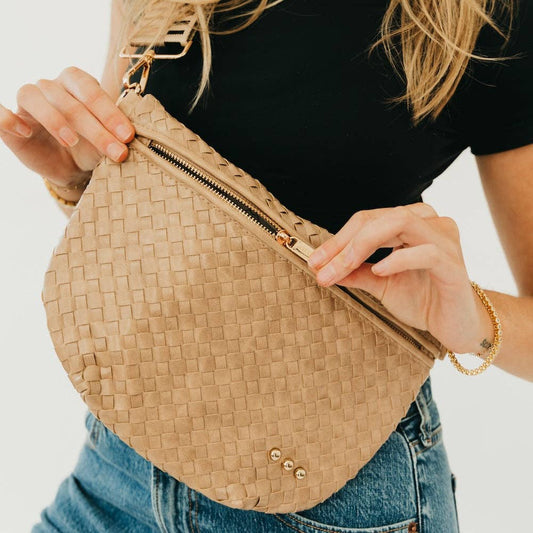 Westlyn Woven Bum Bag - Taupe