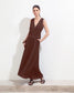 Nerea Linen Vest- Chocolate