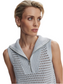 Bains Half Zip Tank- Blue