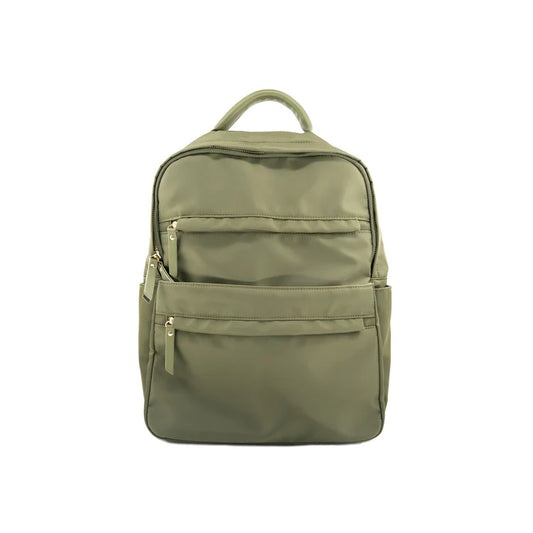 Nylon Backpack- Olive