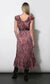 Ophelia Flutter Sleeve Midi Dress