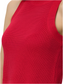 Demi high Neck Crew Tank - Cherry Red