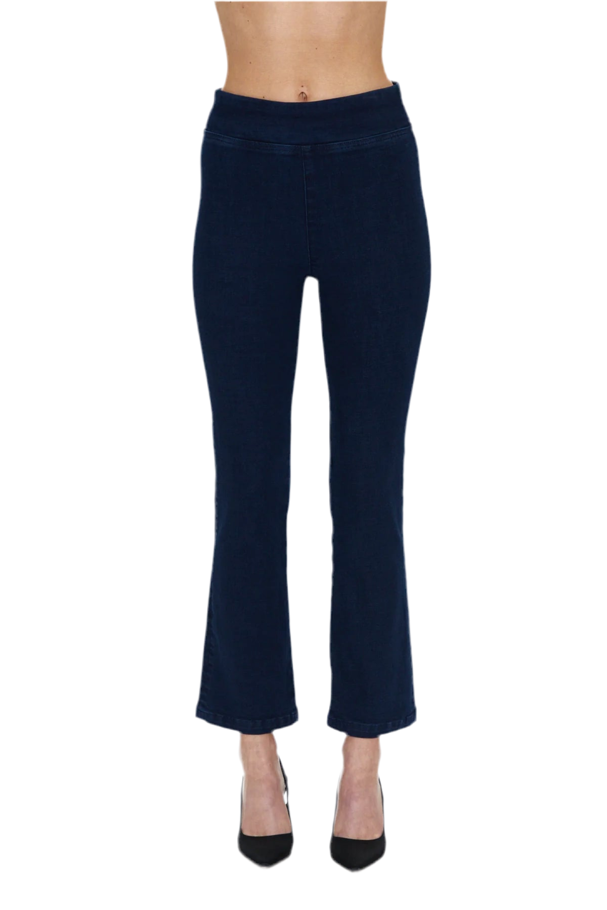 Lennon High Rise Pull On Crop- Posh