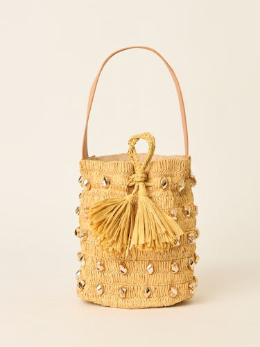 Easton Bucket Bag- Natural