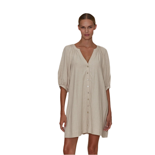 Linen Trapeze Dress