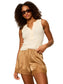 Timeless Satin Lace Short- Toasted Coconut