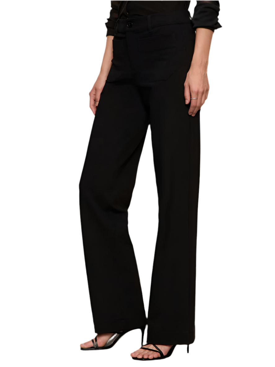 Marine Ponte Pant- Black