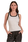 Robbie Contract Tank- Lt.Grey/Black