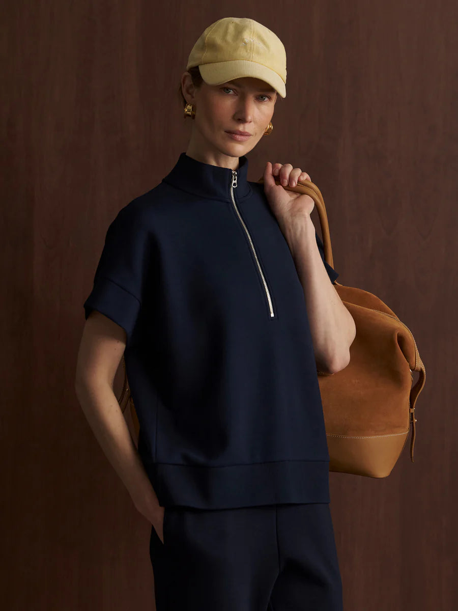 Ritchie Short Sleeve Sweat- Navy
