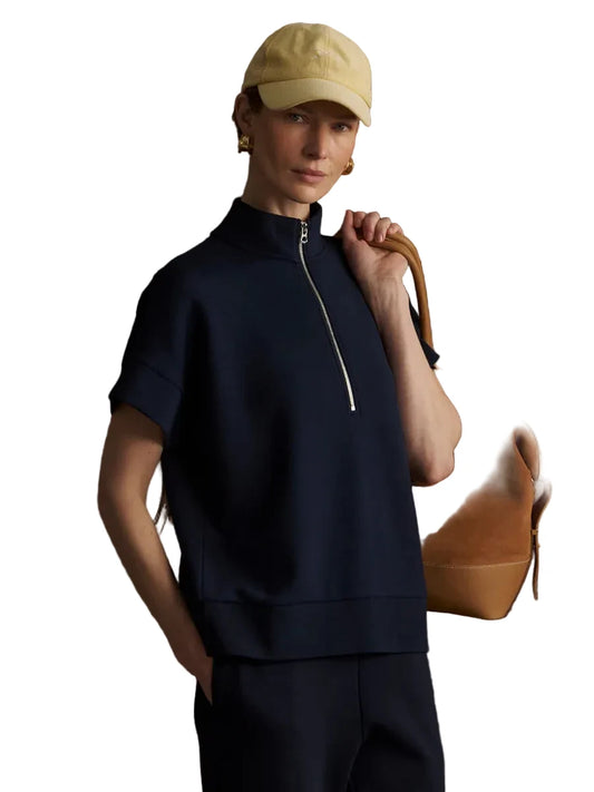 Ritchie Short Sleeve Sweat- Navy