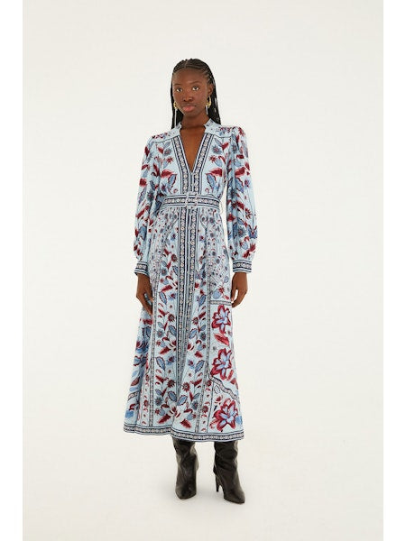 Marcelle Maxi Dress- Soft Blue