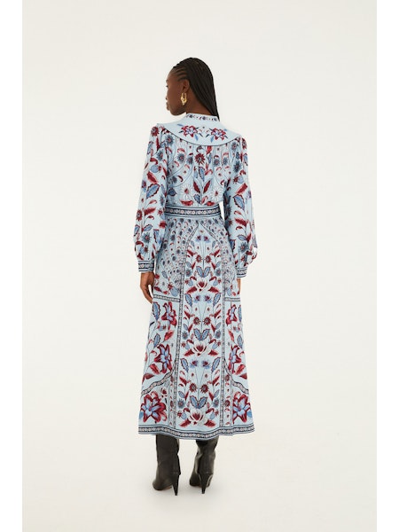 Marcelle Maxi Dress- Soft Blue