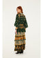 Ayla Ruffle Maxi Skirt- Green