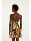 Tropical Painting Mini Dress