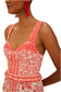 River Ride Midi Dress- Red