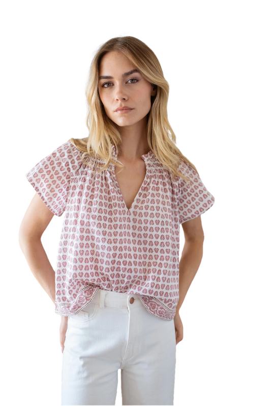 Cecelia Top- Lavender Thistle