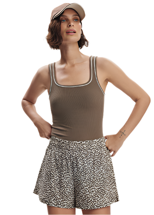 Kallin Running Short 3- Mottled Feather