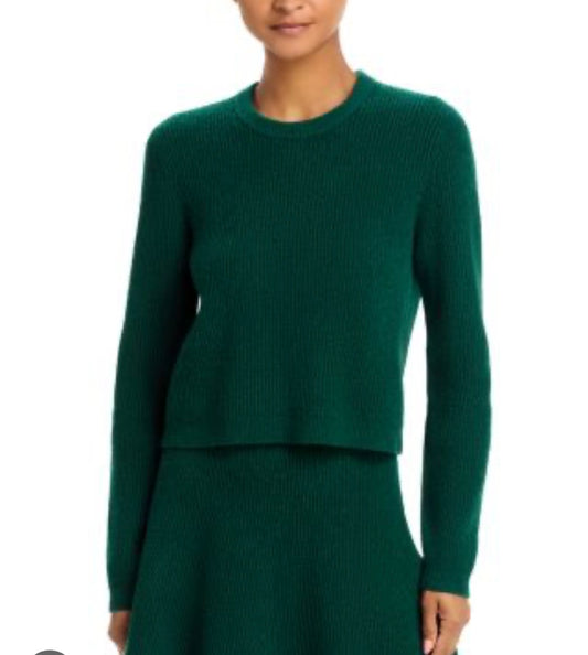 Vhari Knit Classic Sweater- Evergreen