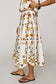 Lemon Bouquet Midi Skirt- Yellow