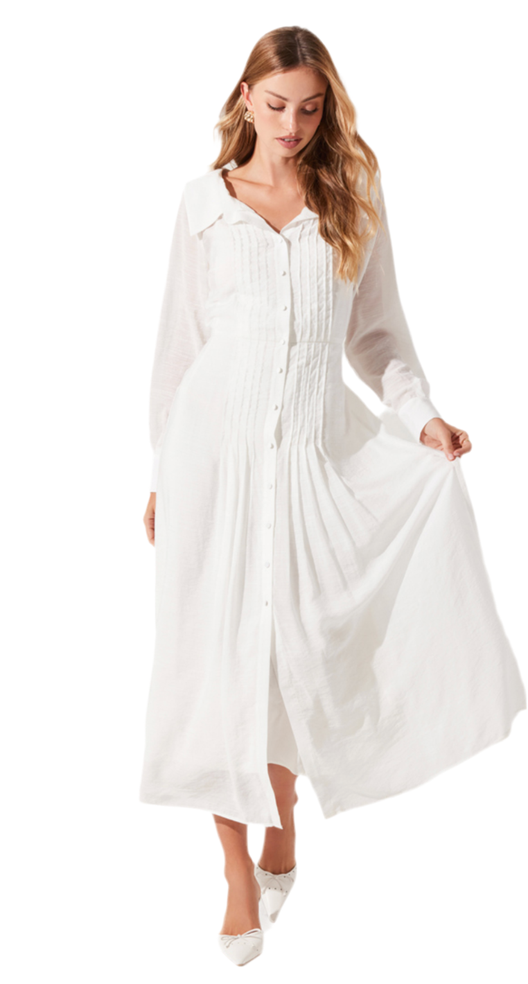 Diell Maxi Dress- White