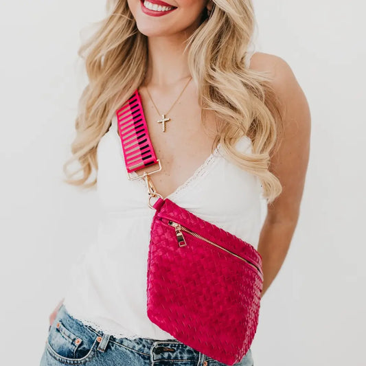 Westlyn crossbody- Fuchsia