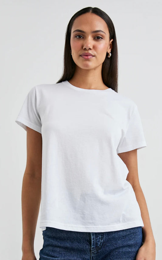 Classic Crew Tee- White