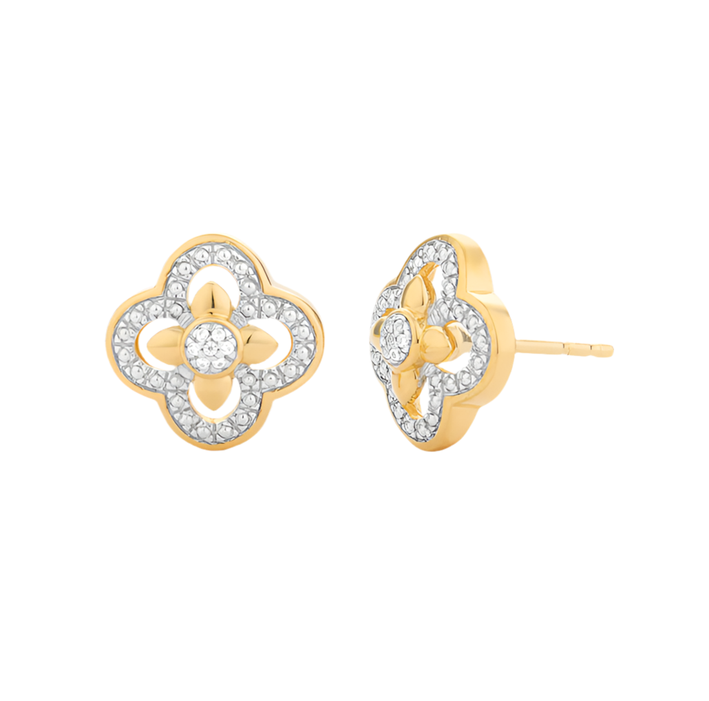 Classic Alhambra Stud Earrings