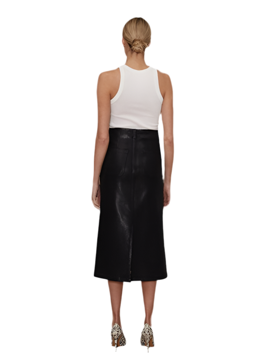 Jocelyn Skirt- Black Coated