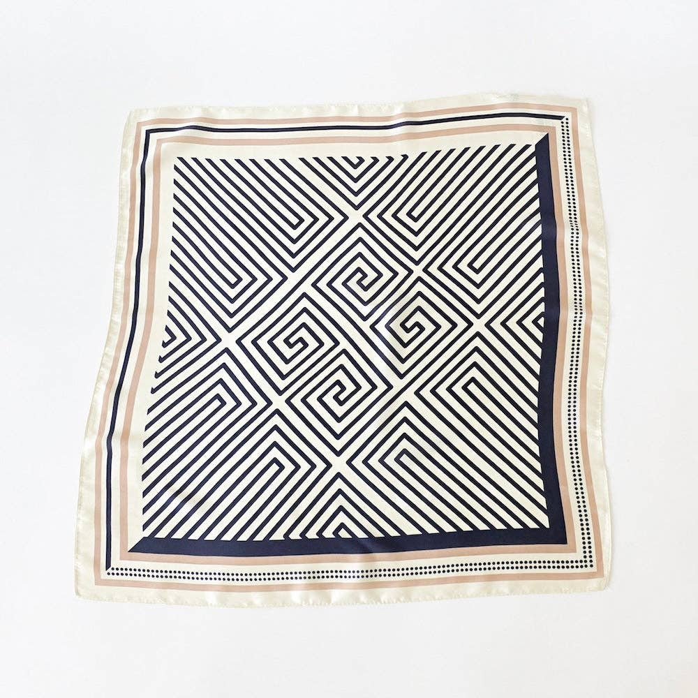 Alice Square Scarf: Burke Block