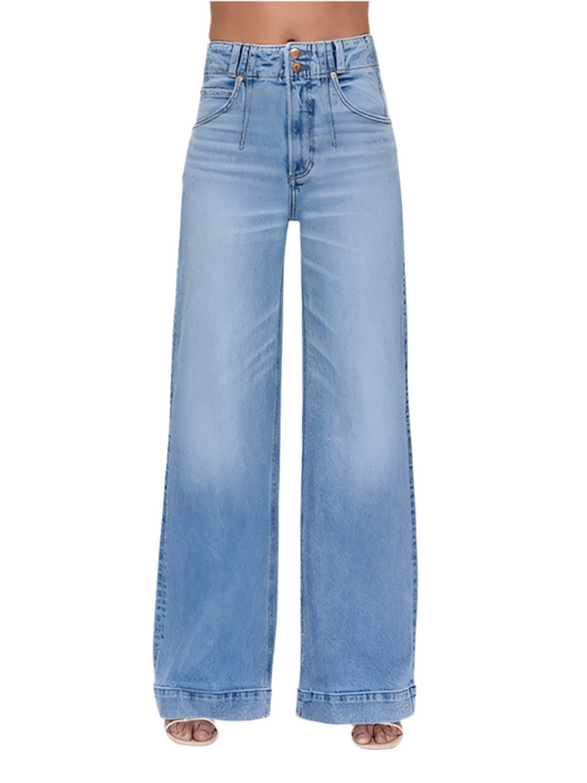 Lana Double Button Jean- Terrace