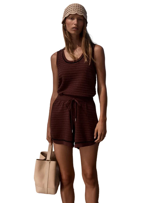 Morden Knit Short -Ironwood
