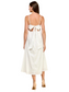Button Down Tank Midi Dress- White