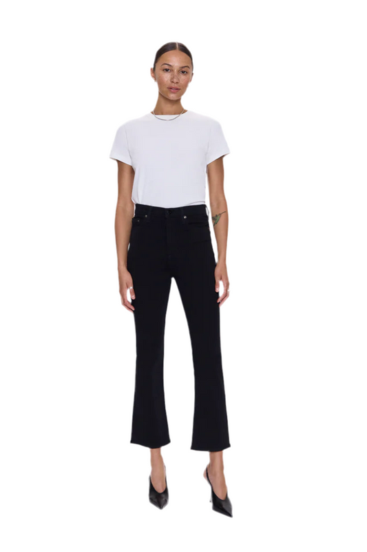 Lennon High Rise Boot Cut- Noir
