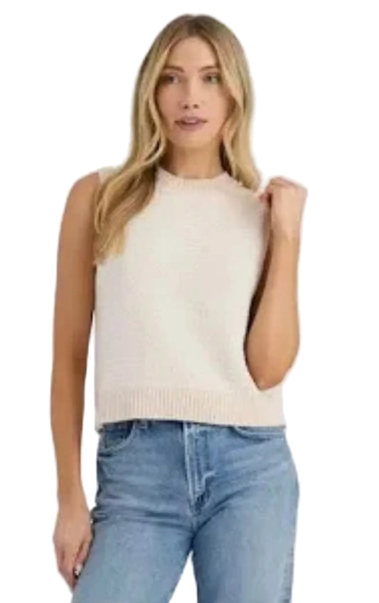 Nyssa Vest- Cream