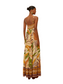 Foliage Sketch Maxi Dress