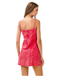 Tank Denim Dress- Red