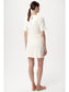 Faux Wrap Dress- Ecru