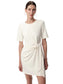 Faux Wrap Dress- Ecru