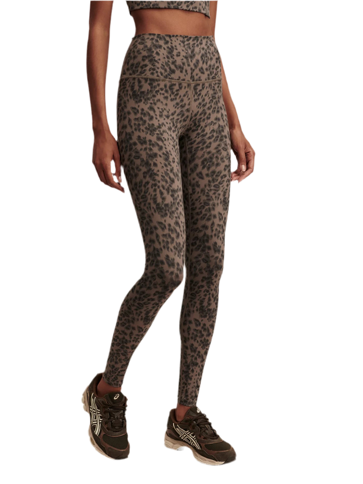 FreeSoft High rise Legging 25"- Brown Cheetah