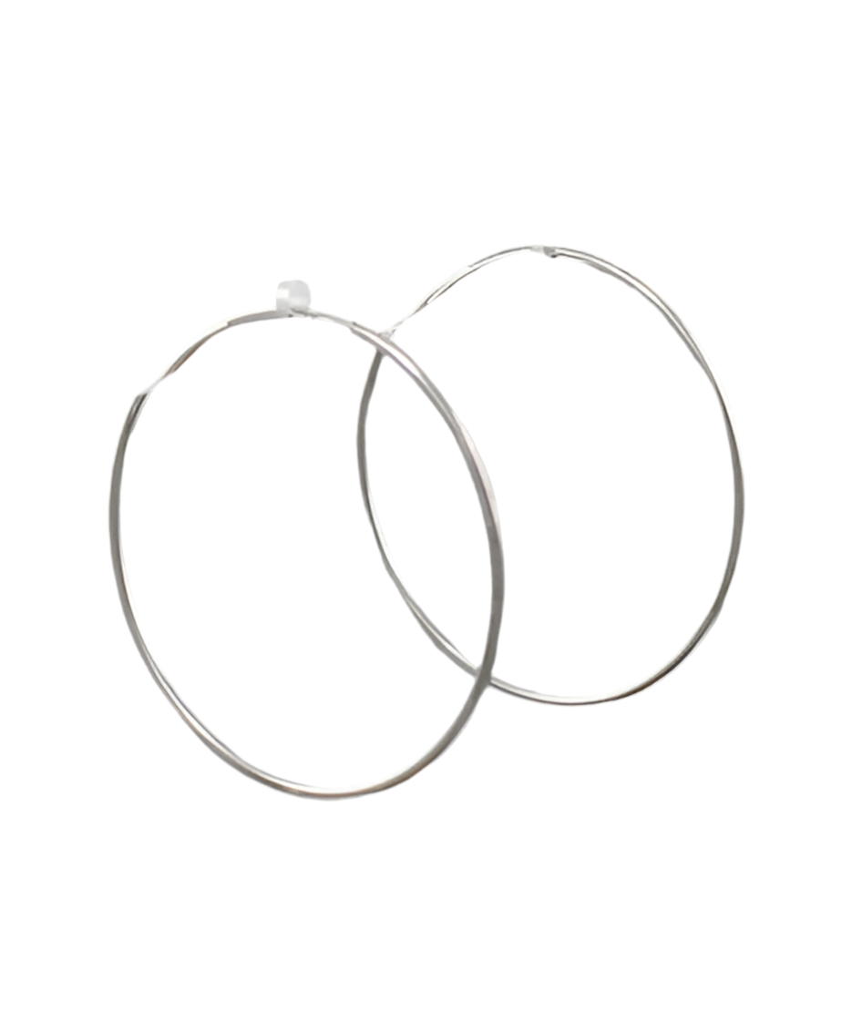 Thin Infinity Hoop Earring