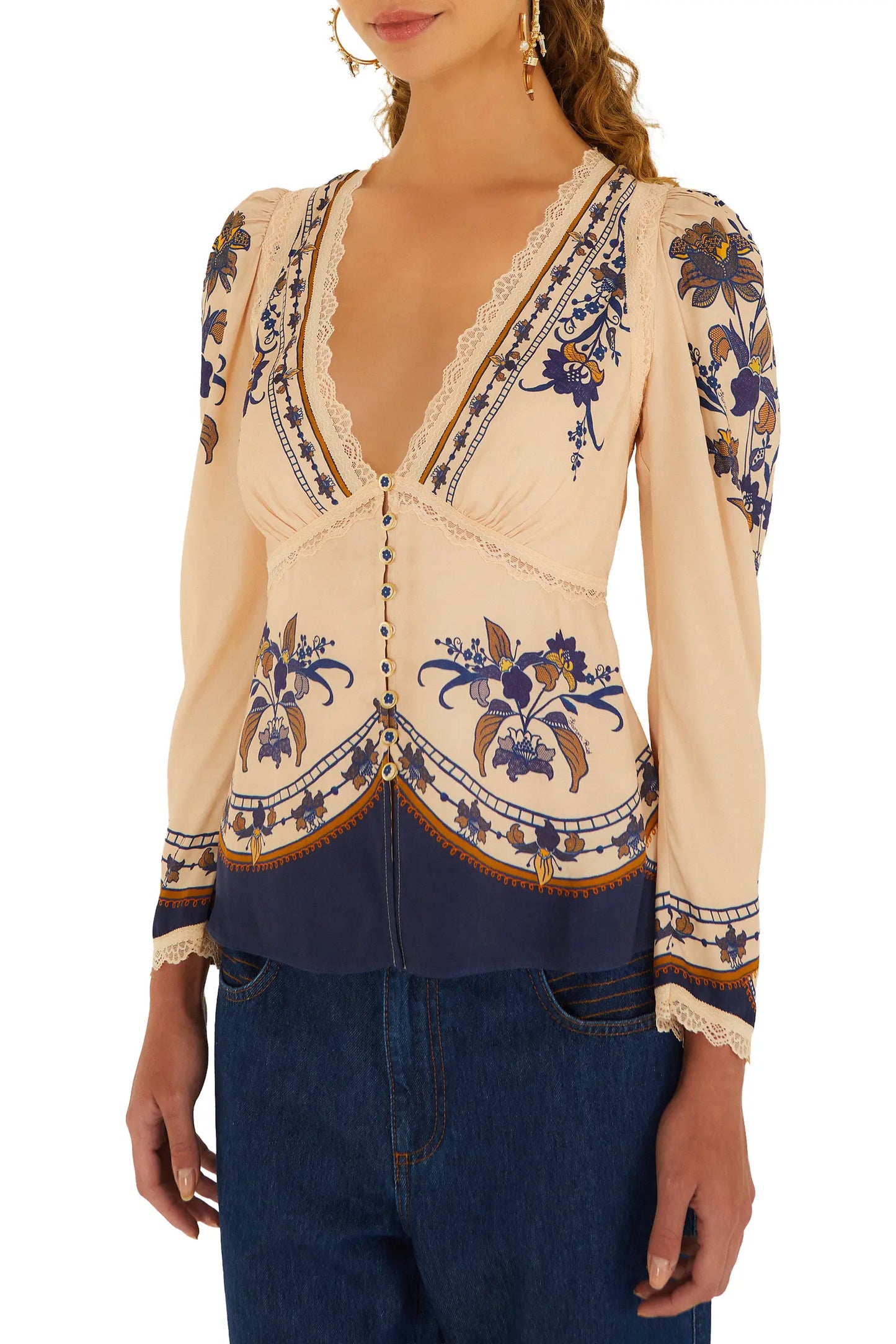 Liz Blouse- Beige