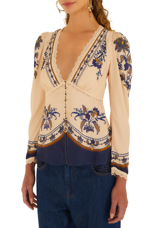 Liz Blouse- Beige