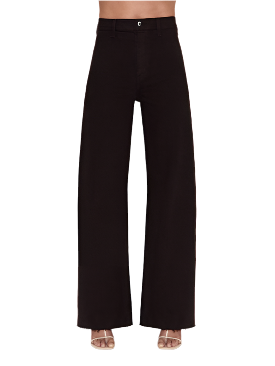 Penny High Rise Wide Leg Jean- Mocha